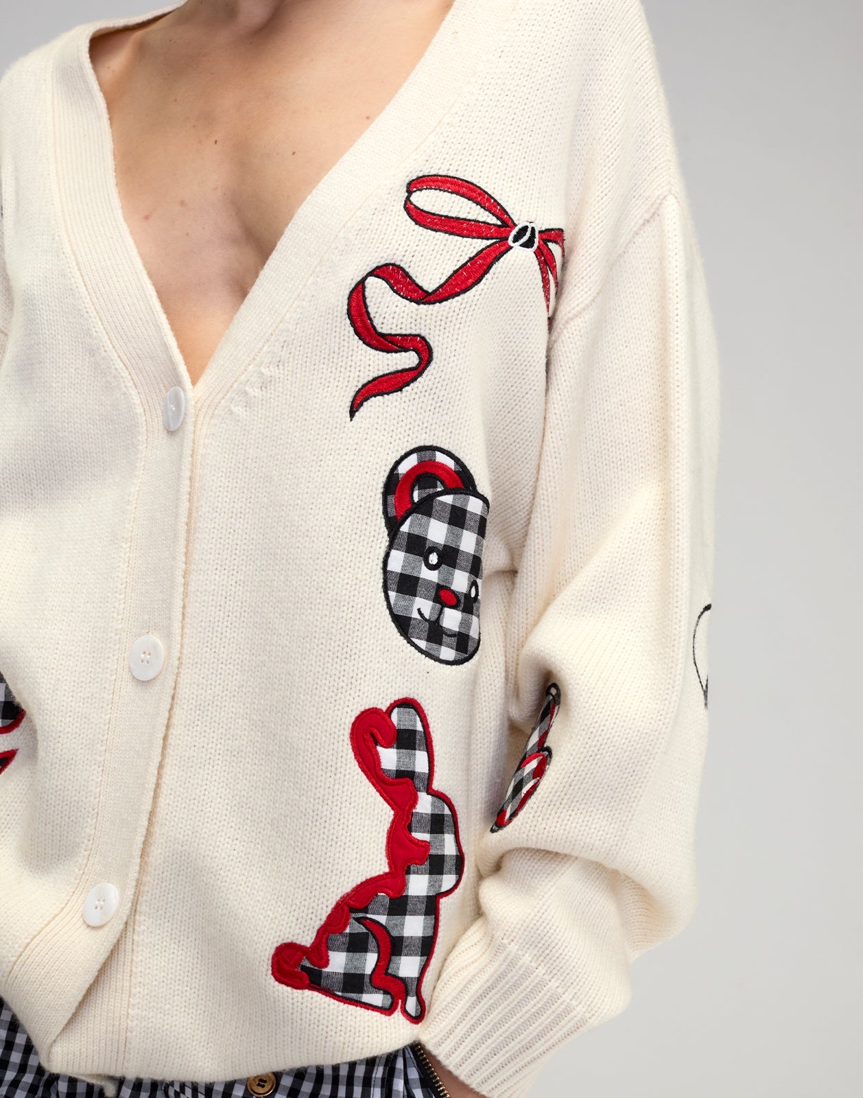 Playful Patchwork Cardigan - 6