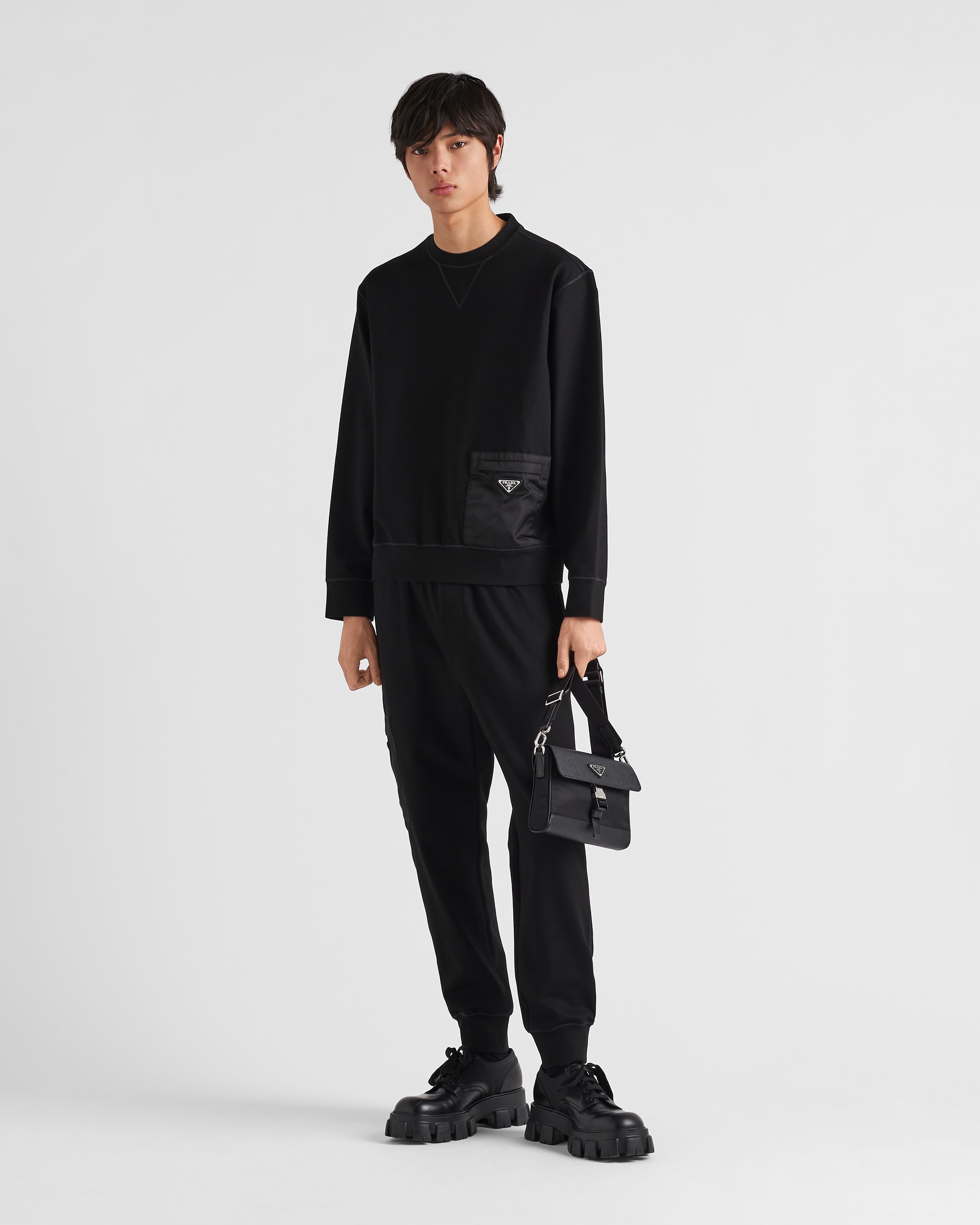 Technical fabric sweatshirt - 2