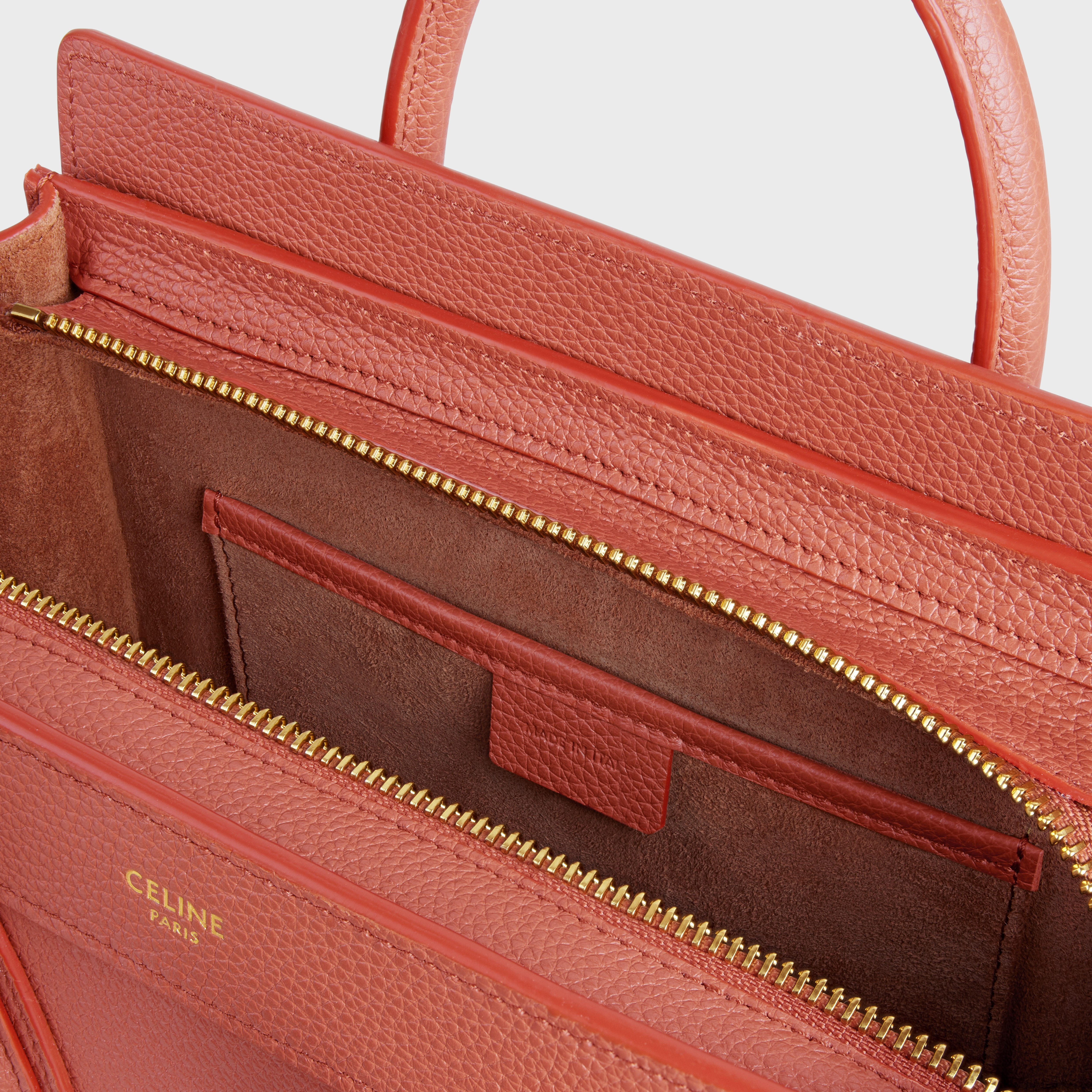 Nano Luggage bag in drummed calfskin - 4