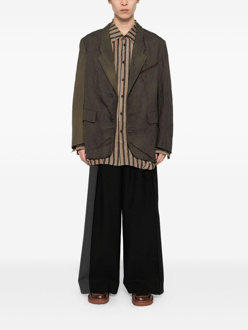 Ziggy Chen distressed dyed blazer outlook