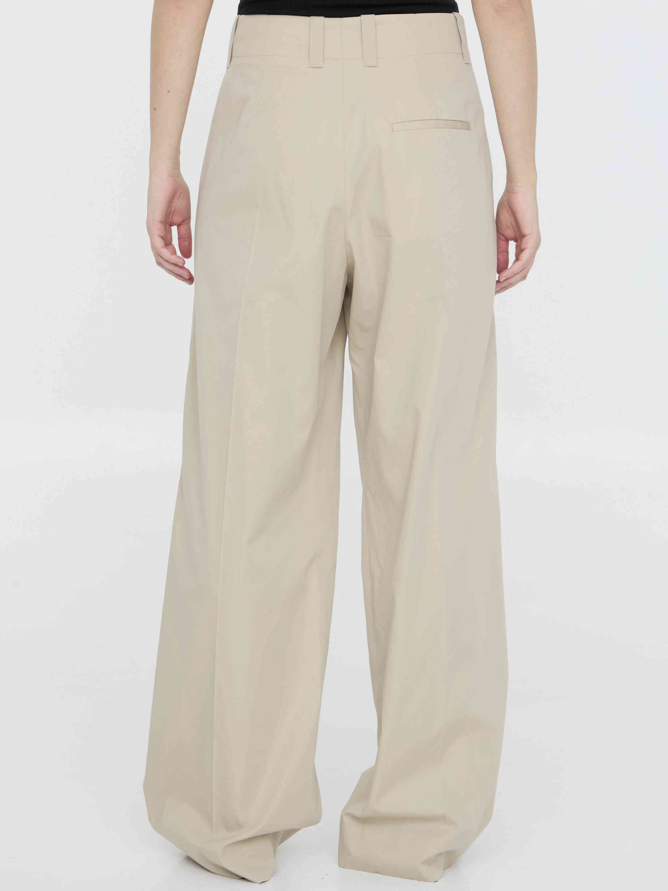 Bottega Veneta Women Pleated Pants - 4