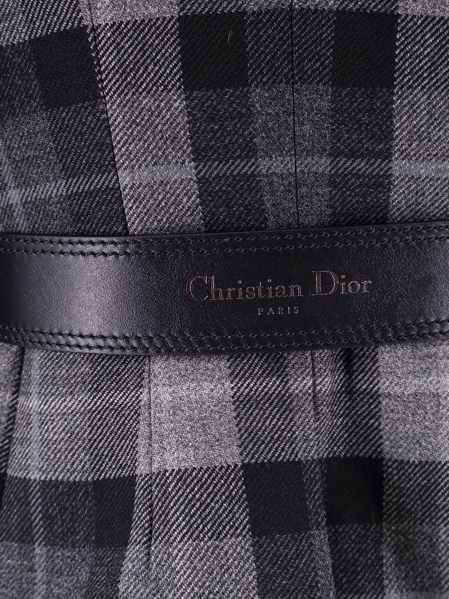 Dior Madras Blazer With Belt And Removable Scarf - 3
