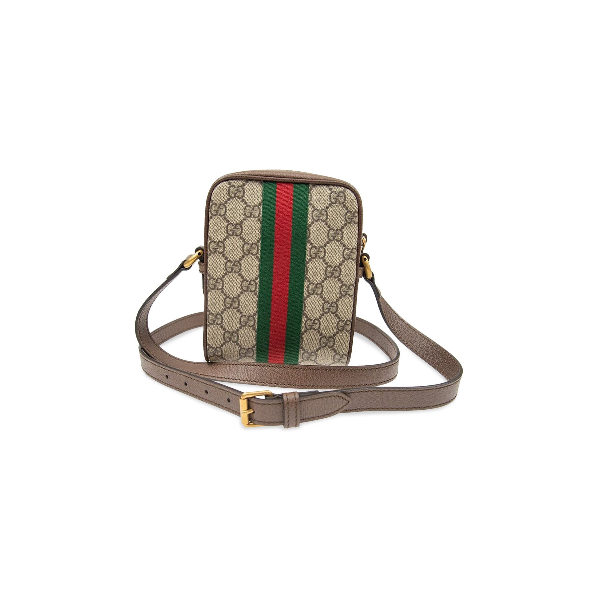 Gucci GG Supreme Ophidia Shoulder Bag 'Beige' - 2