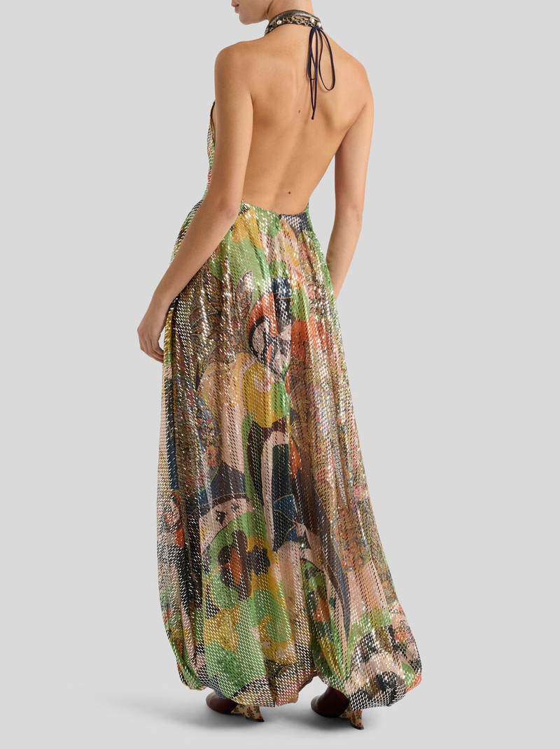 JUMPSUIT WITH LAMINATED MOTIF AND FLORAL PRINT 4