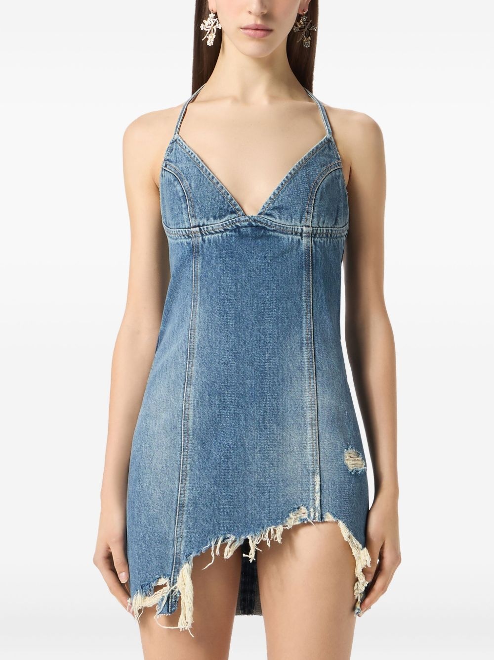 denim mini dress - 3