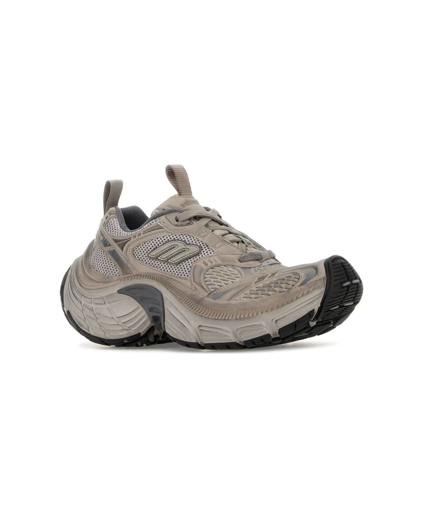 Multicolor Mesh And Rubber 6xl Sneakers - 2