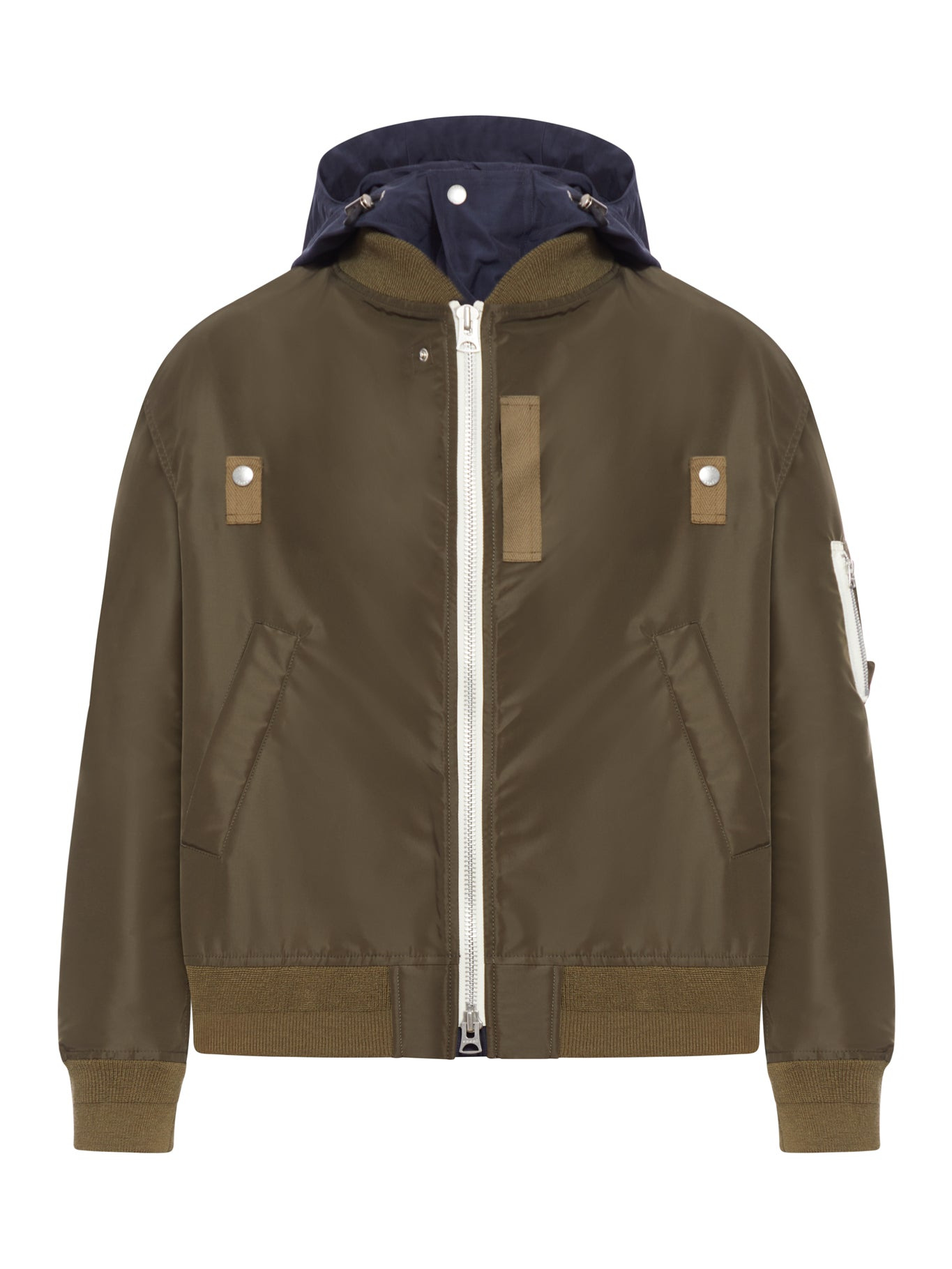 TECHNICAL TWILL BOMBER JACKET - 1