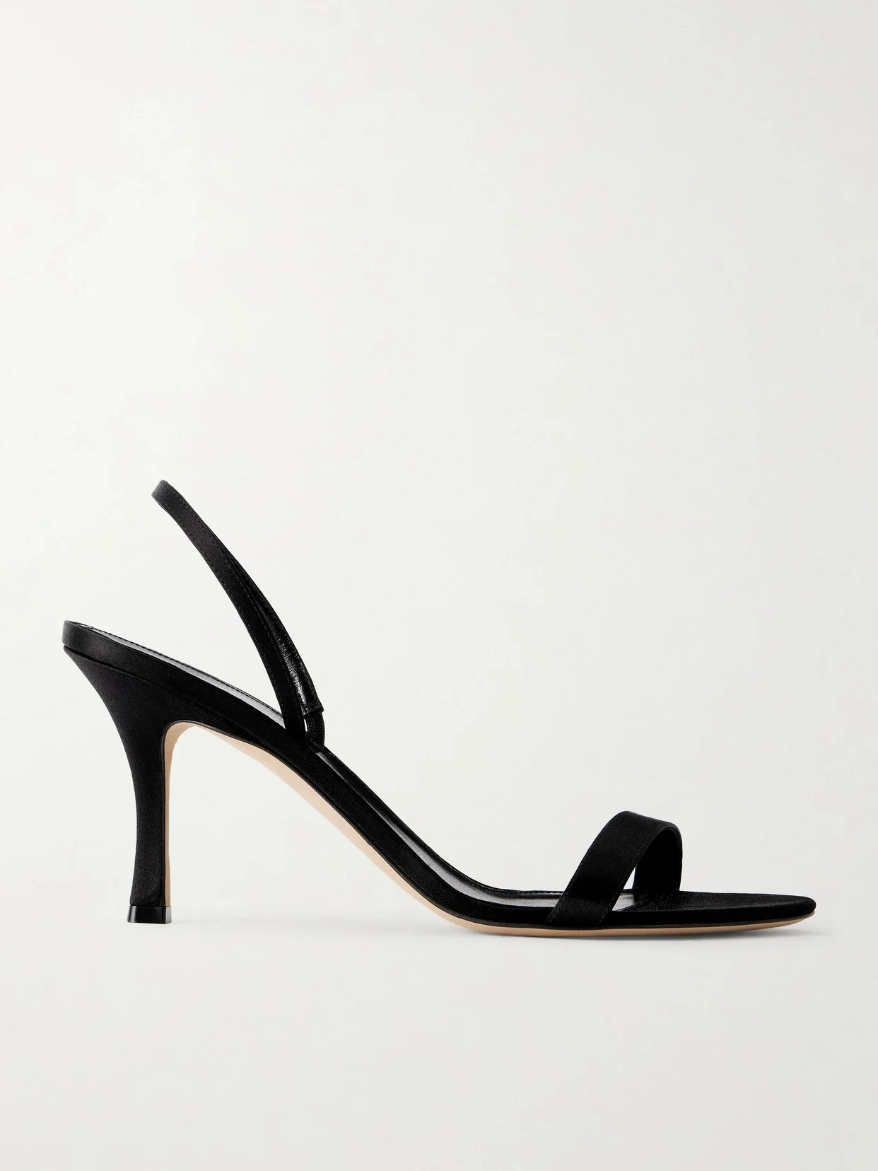 Ella Satin Slingback Sandals - 1