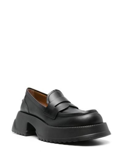 Marni 55mm leather loafers outlook