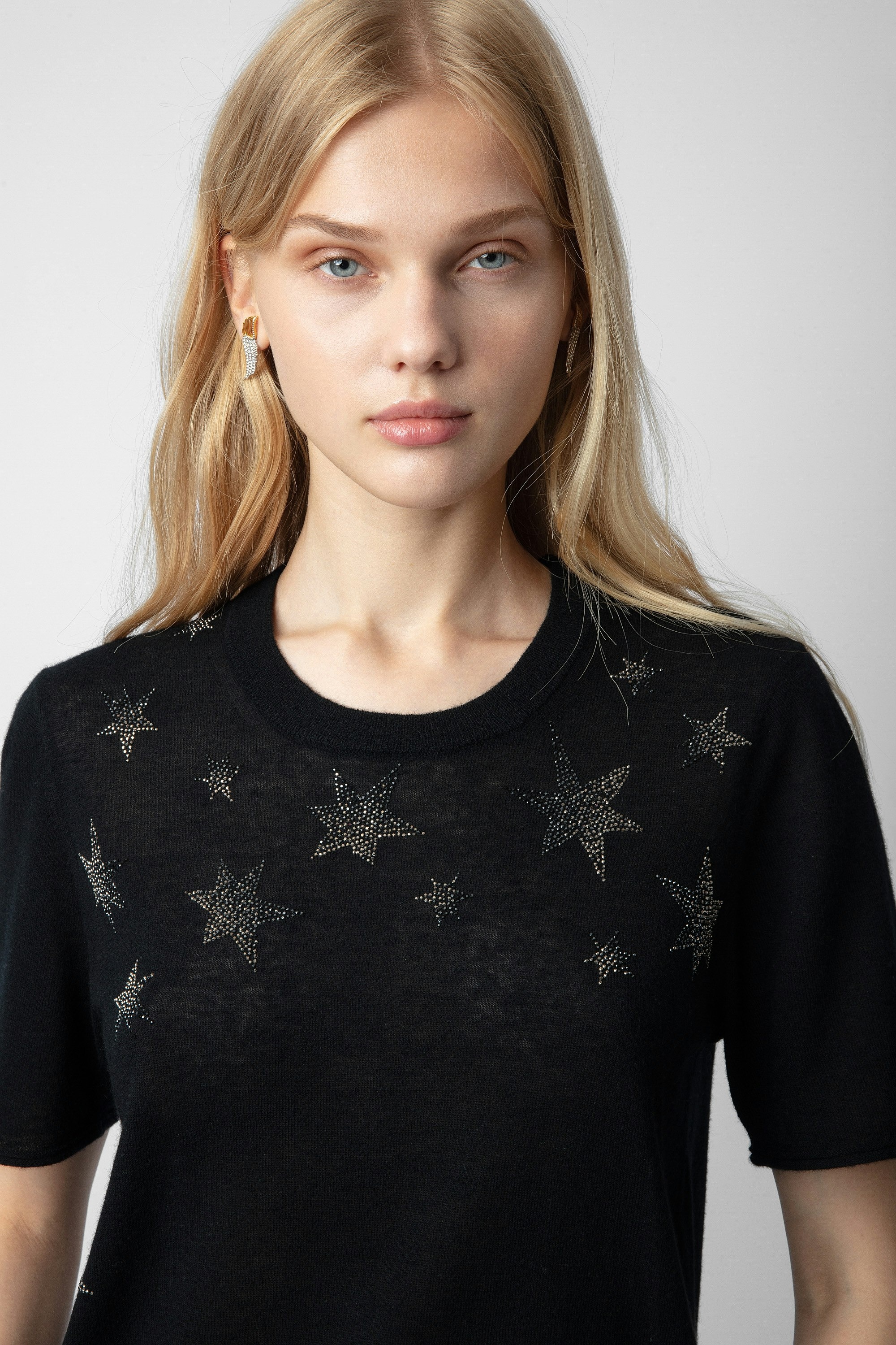 Ida Stars Strass Cashmere Sweater - 2