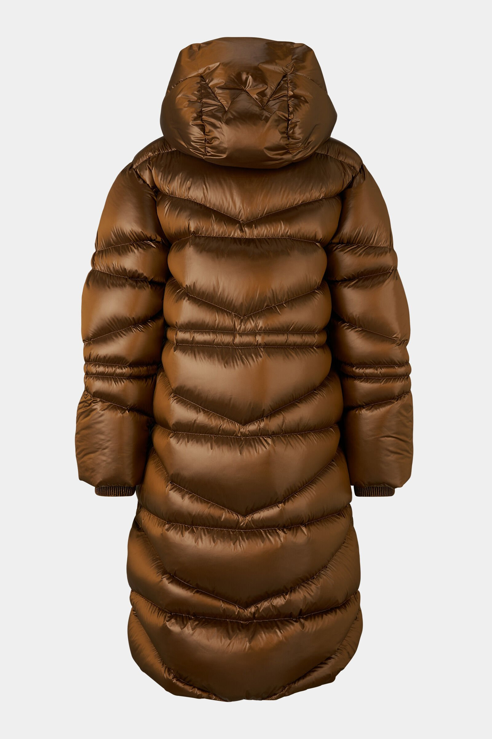 Beate down coat in Hazel - 3