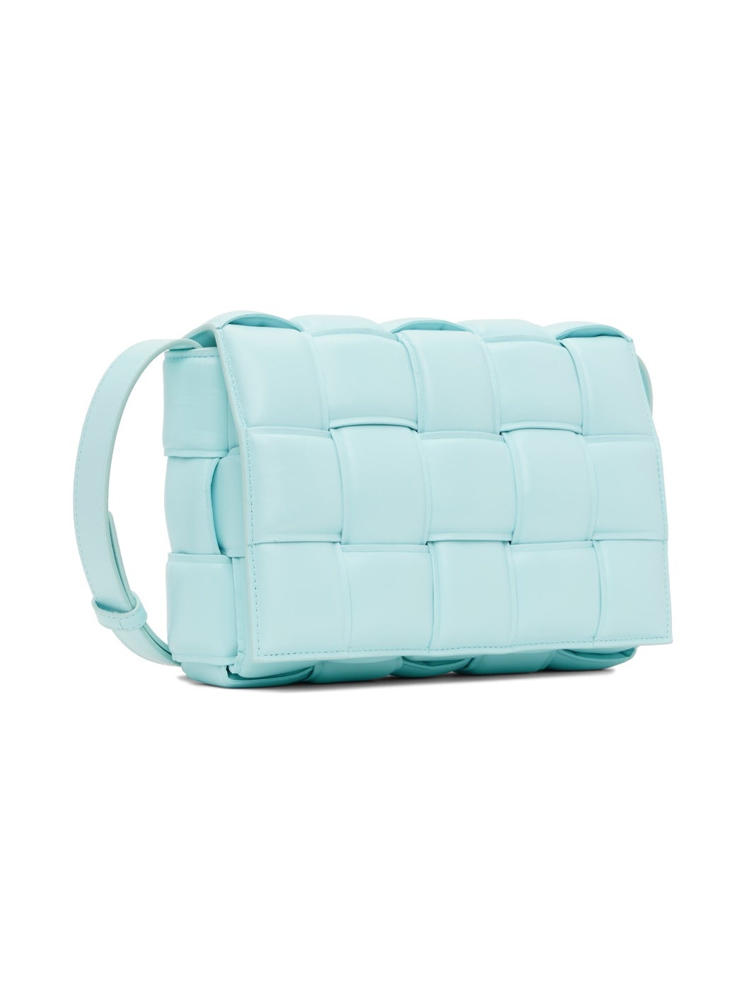 Blue Padded Cassette Shoulder Bag - 2