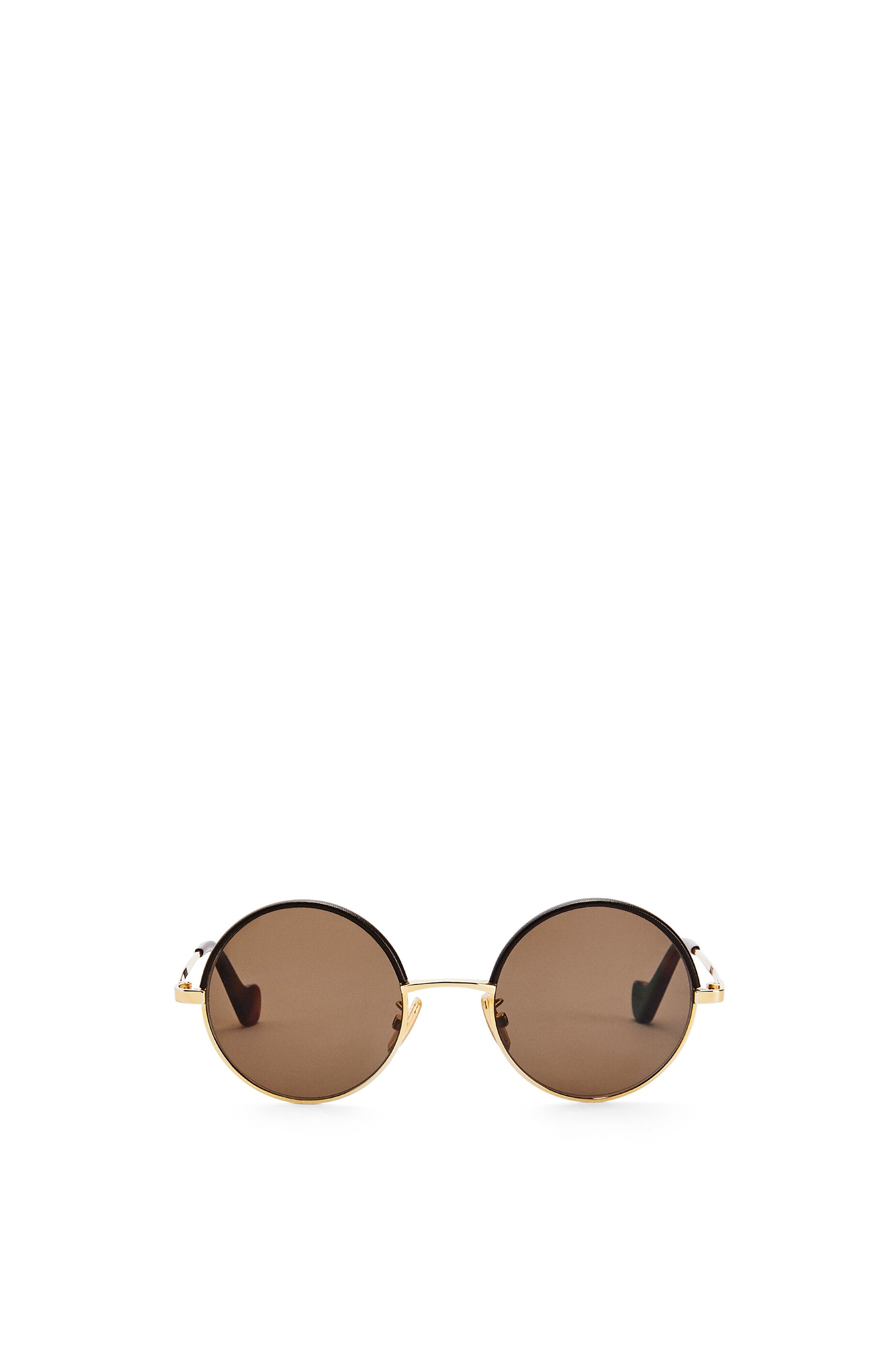 Small round sunglasses in metal - 1