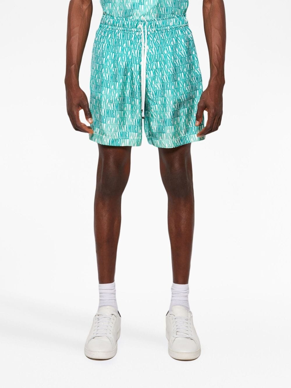 X Palm logo-print deck shorts - 3