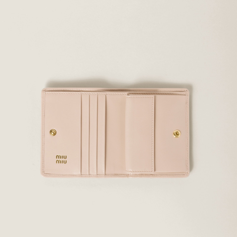 Miu Miu Small matelassé nappa leather wallet outlook