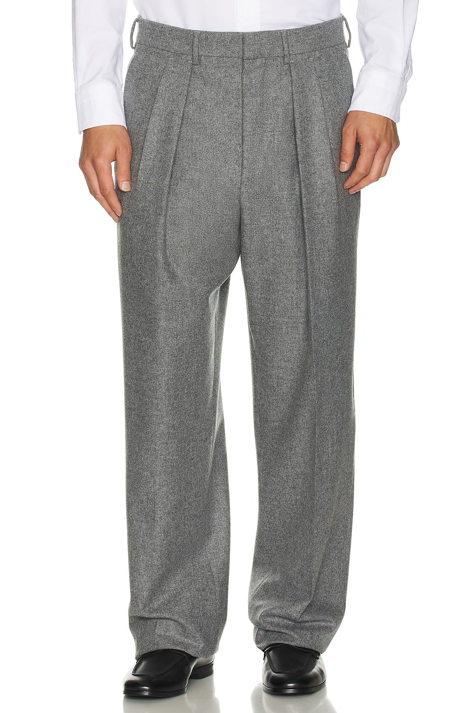Traditional Flannel Double Pleat Pant - 3