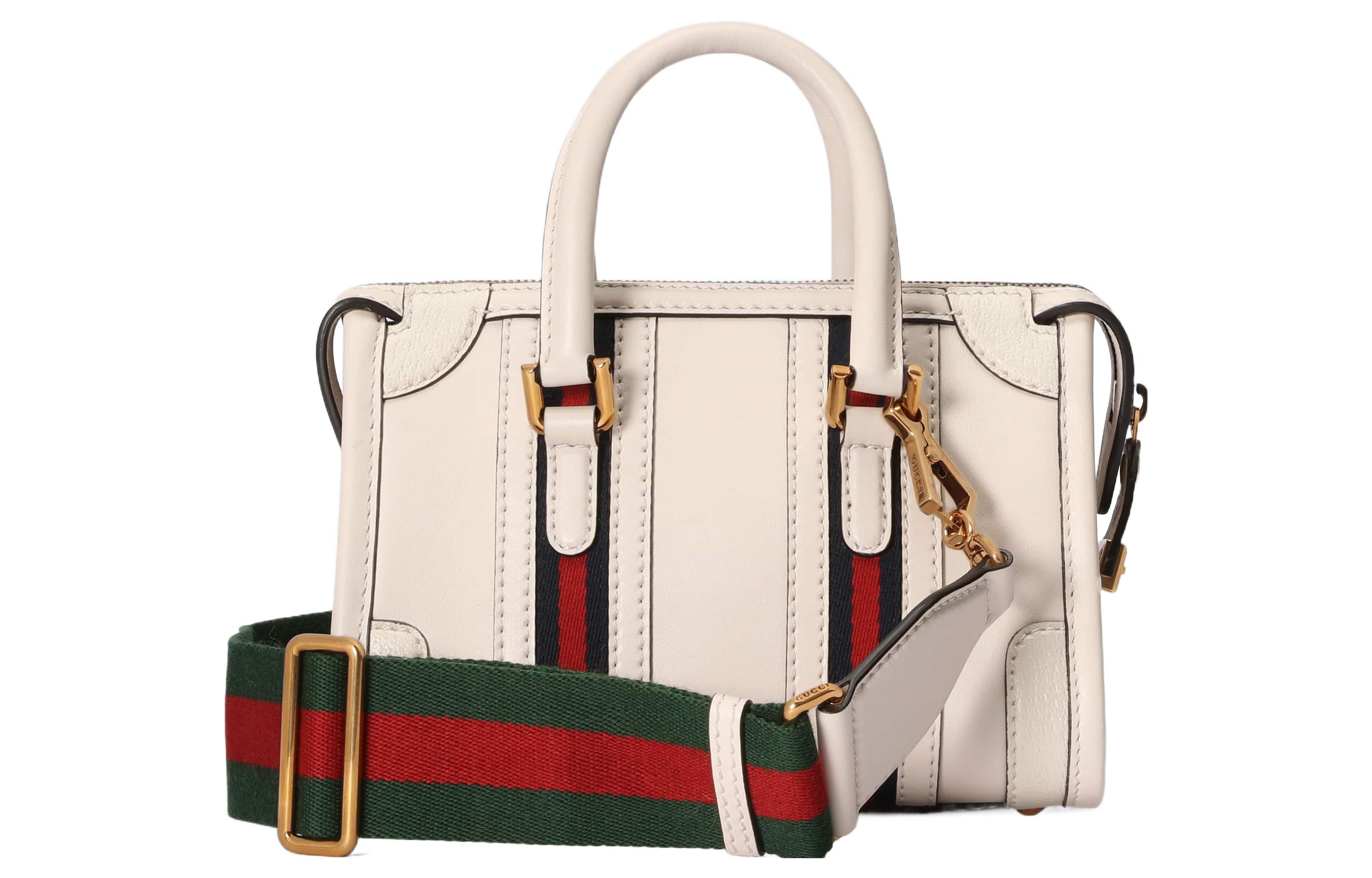 (WMNS) Gucci Mini Top Handle Bag With Double G 'White' 715771-AAA0O-9041 - 3