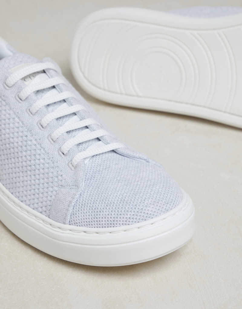 Techno cotton knit sneakers 4