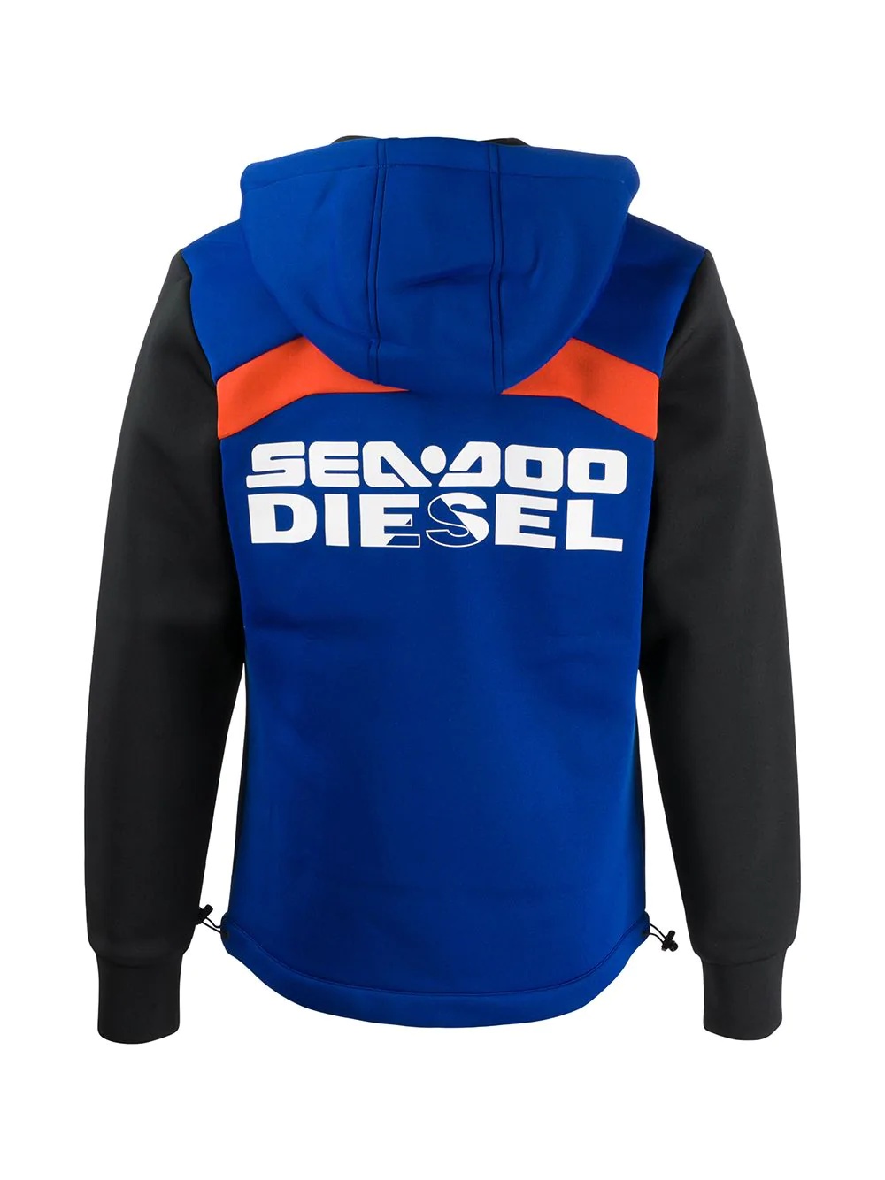 scuba fleece colour-block jacket - 2