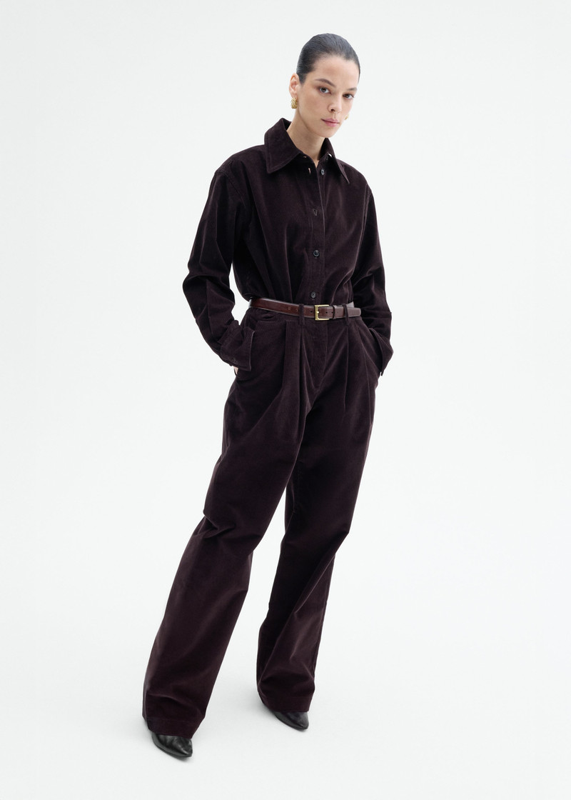 Corduroy Wide Leg Pant 1
