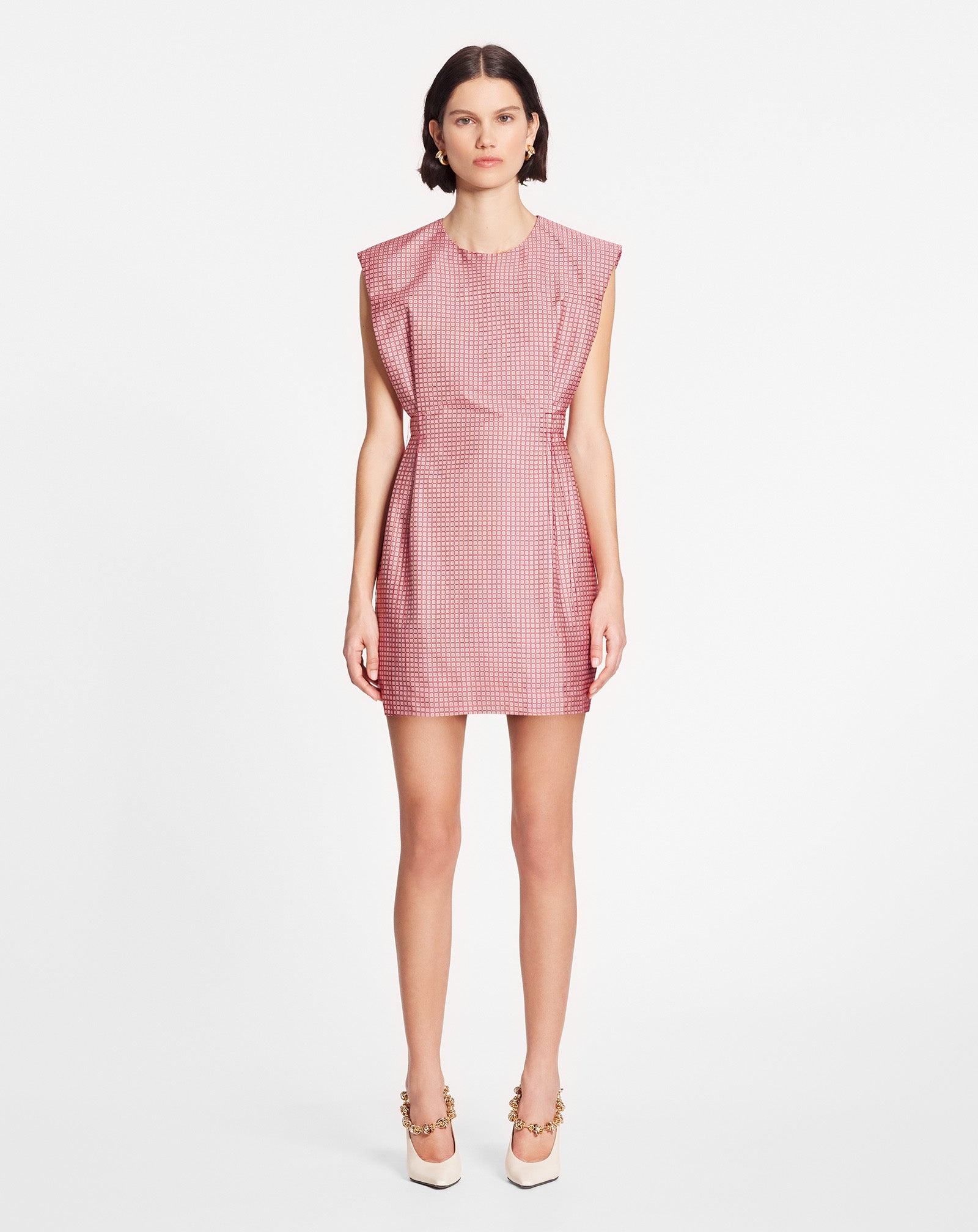 FITTED PRINTED MINI DRESS - 2