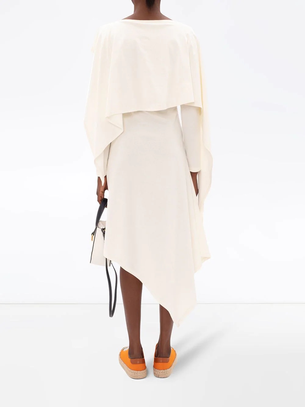 draped asymmetric dress - 4