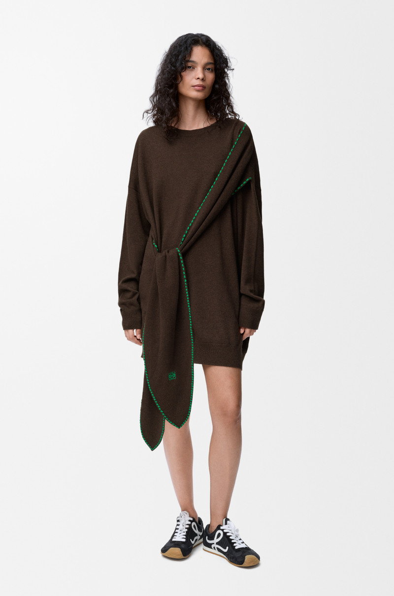 Loewe Scarf dress in wool outlook
