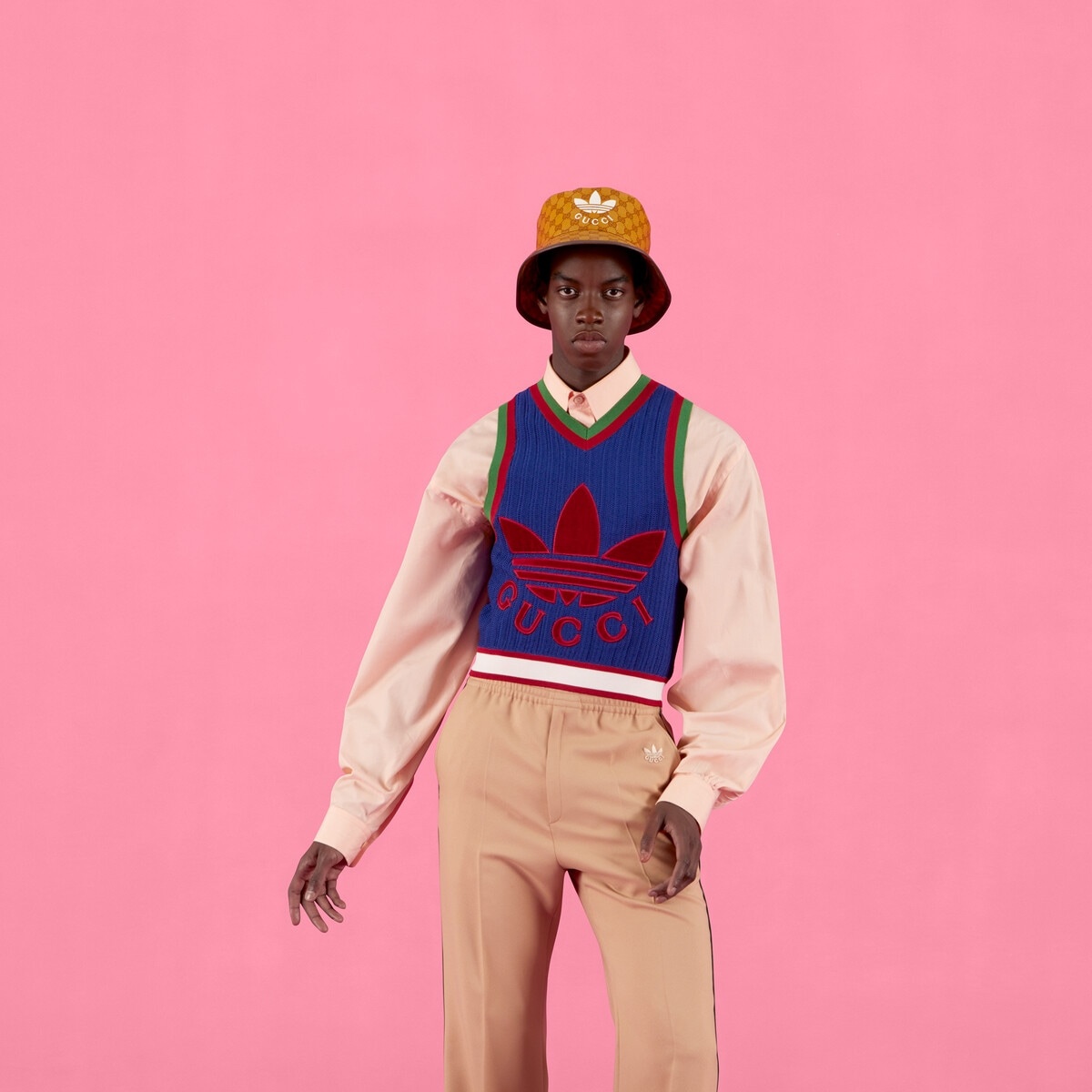adidas x Gucci viscose vest - 6