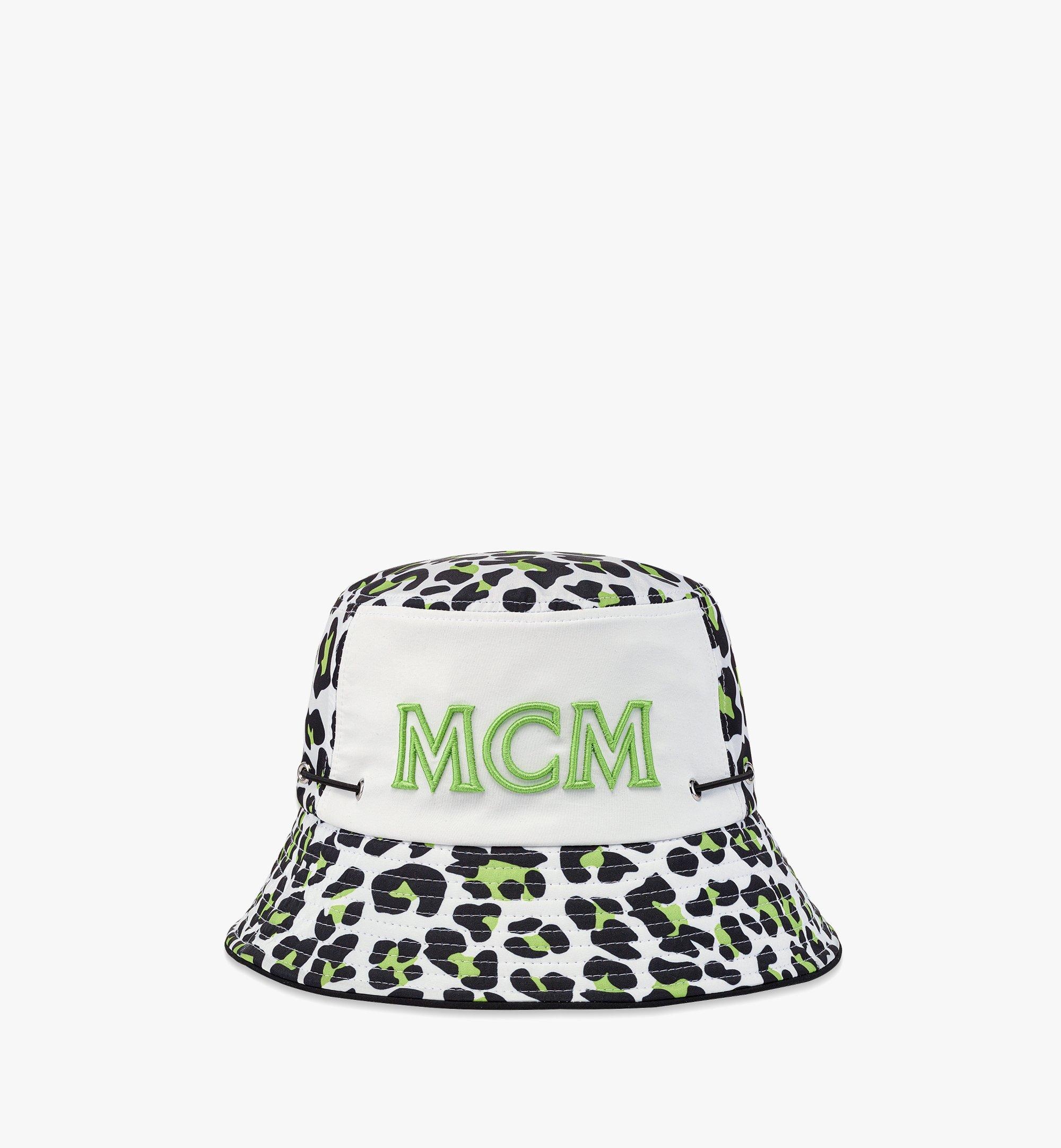 Leopard Print Bucket Hat - 1