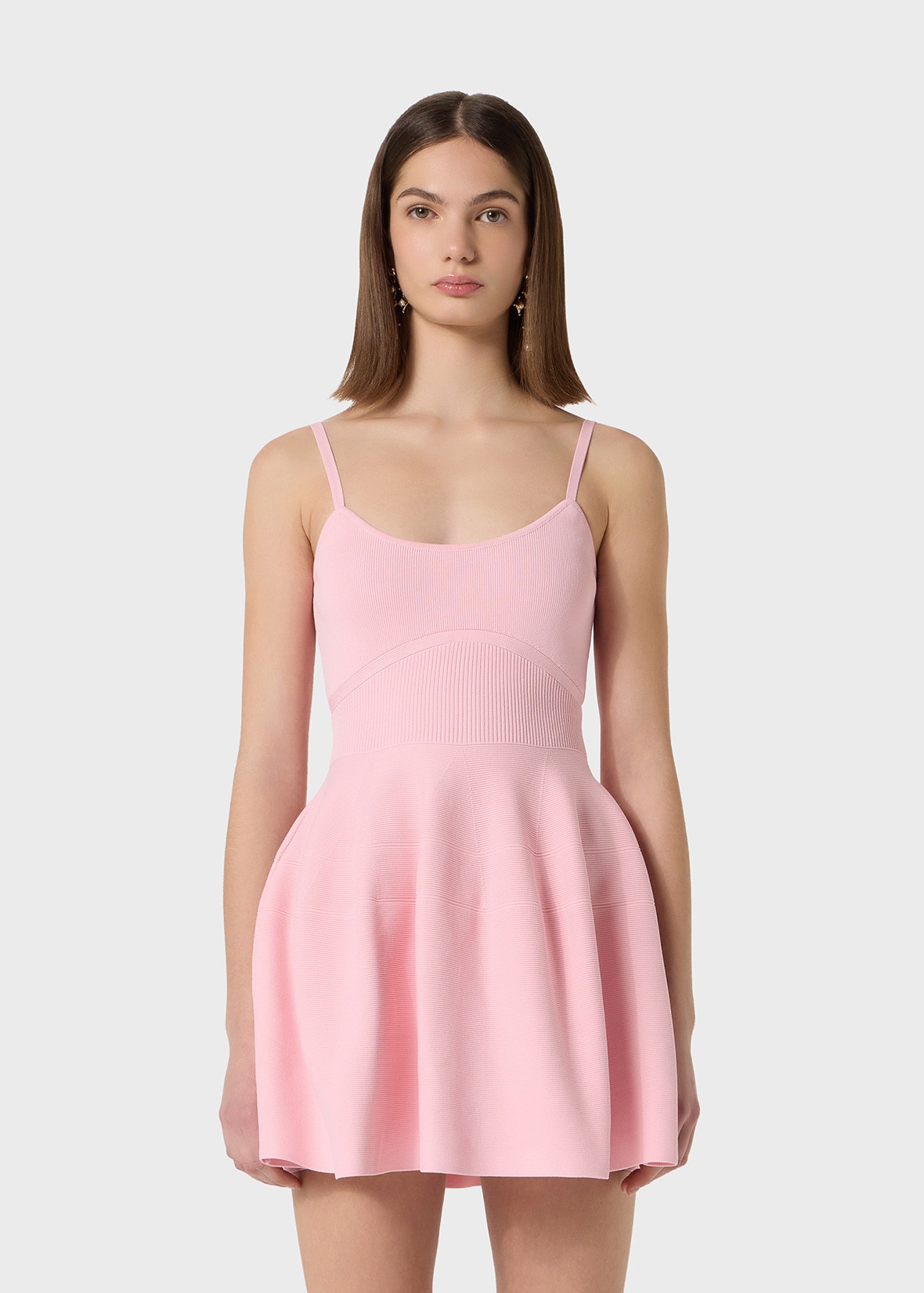 MINI DRESS IN KNIT FABRIC - 3