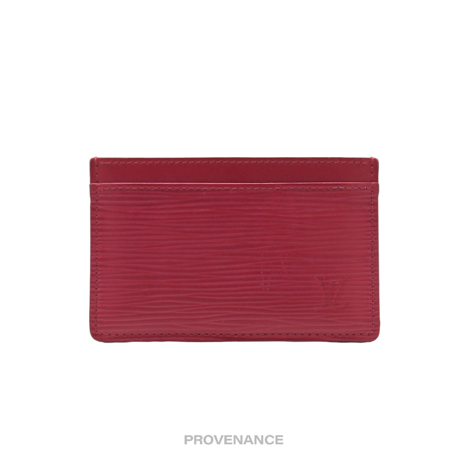 Louis Vuitton Card Holder Wallet - Fuchsia Epi Leather - 2