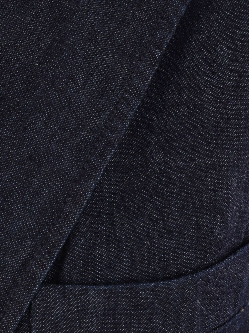double-breasted denim blazer - 5
