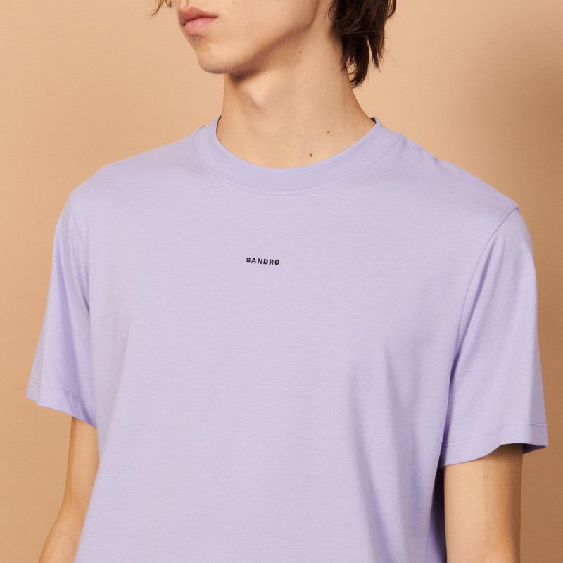 T-shirt with logo embroidery 5