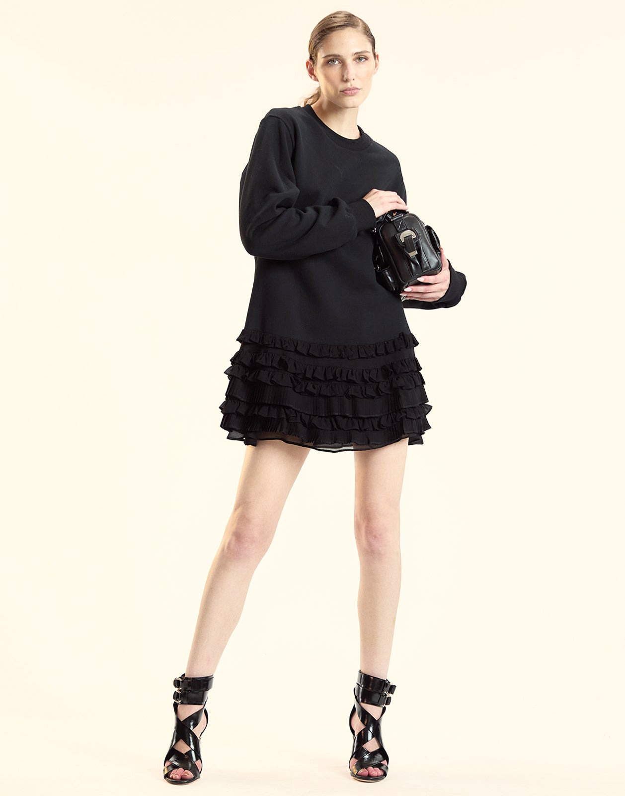 Bella Ruffle Combo Dress - 2