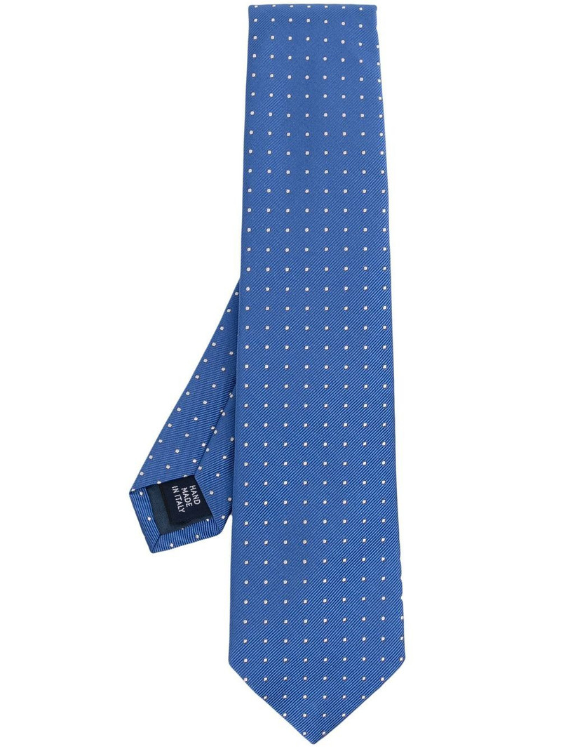 embroidered polka-dot tie 1