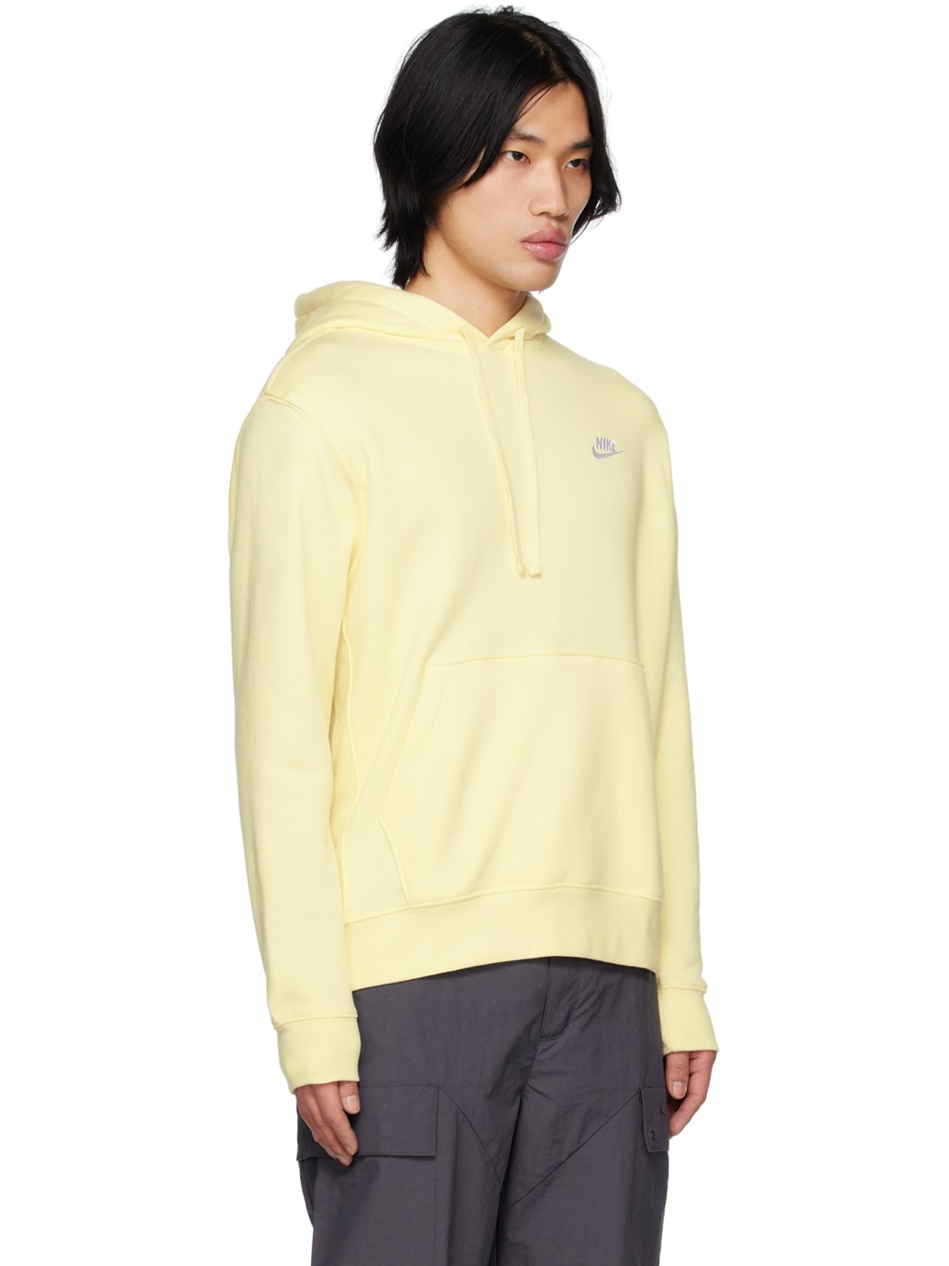 Yellow Sportswear Club Hoodie - 2