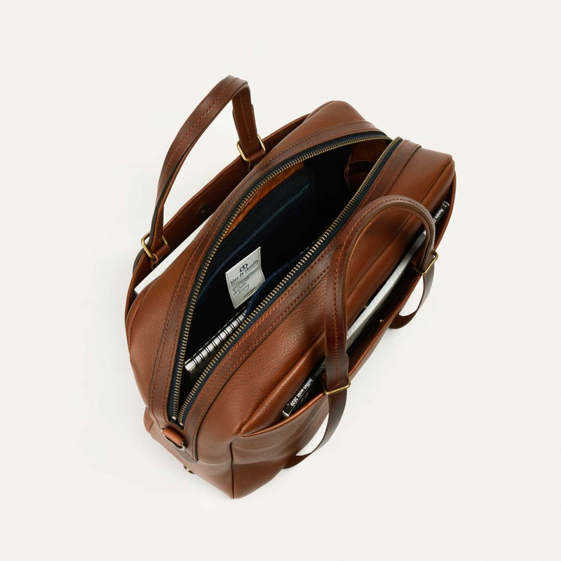 REPORT BUSINESS BAG - AMBER BROWN 5