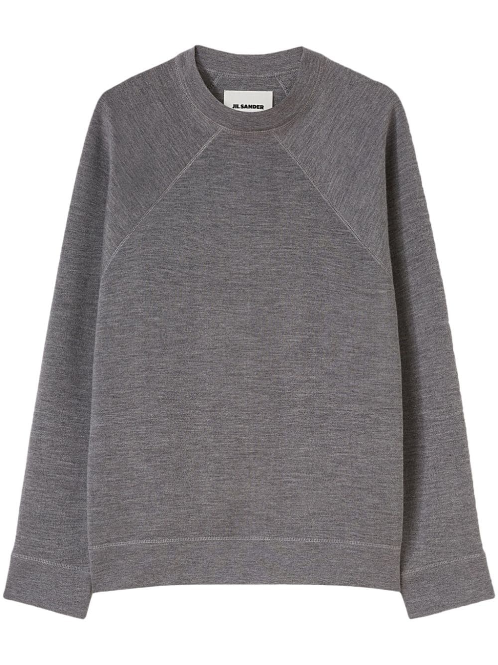 crew-neck mÃ©lange-effect sweatshirt - 1