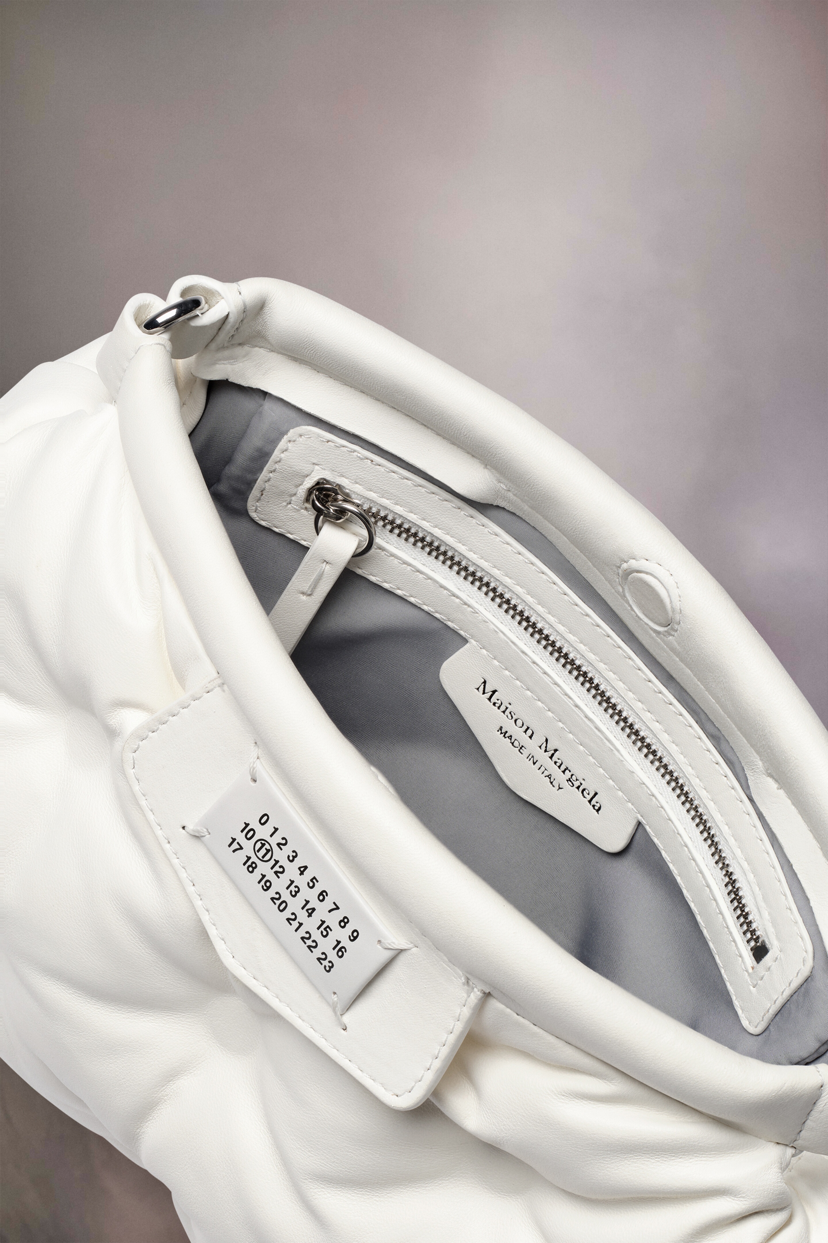 Glam Slam Classique Small Bag - Maison Margiela - Silver - Leather