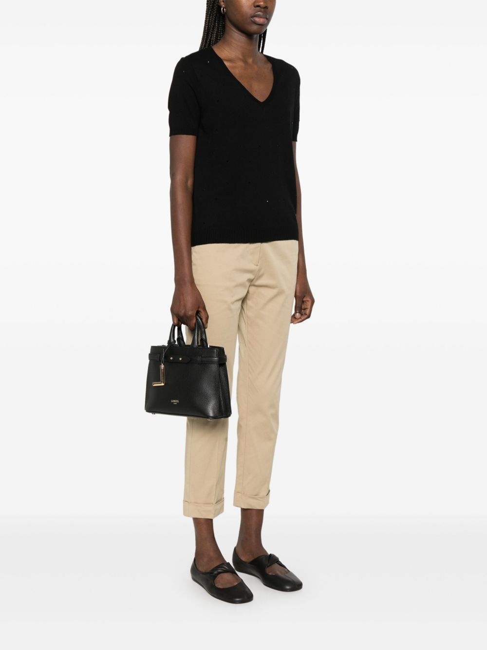 leather tote bag - 2