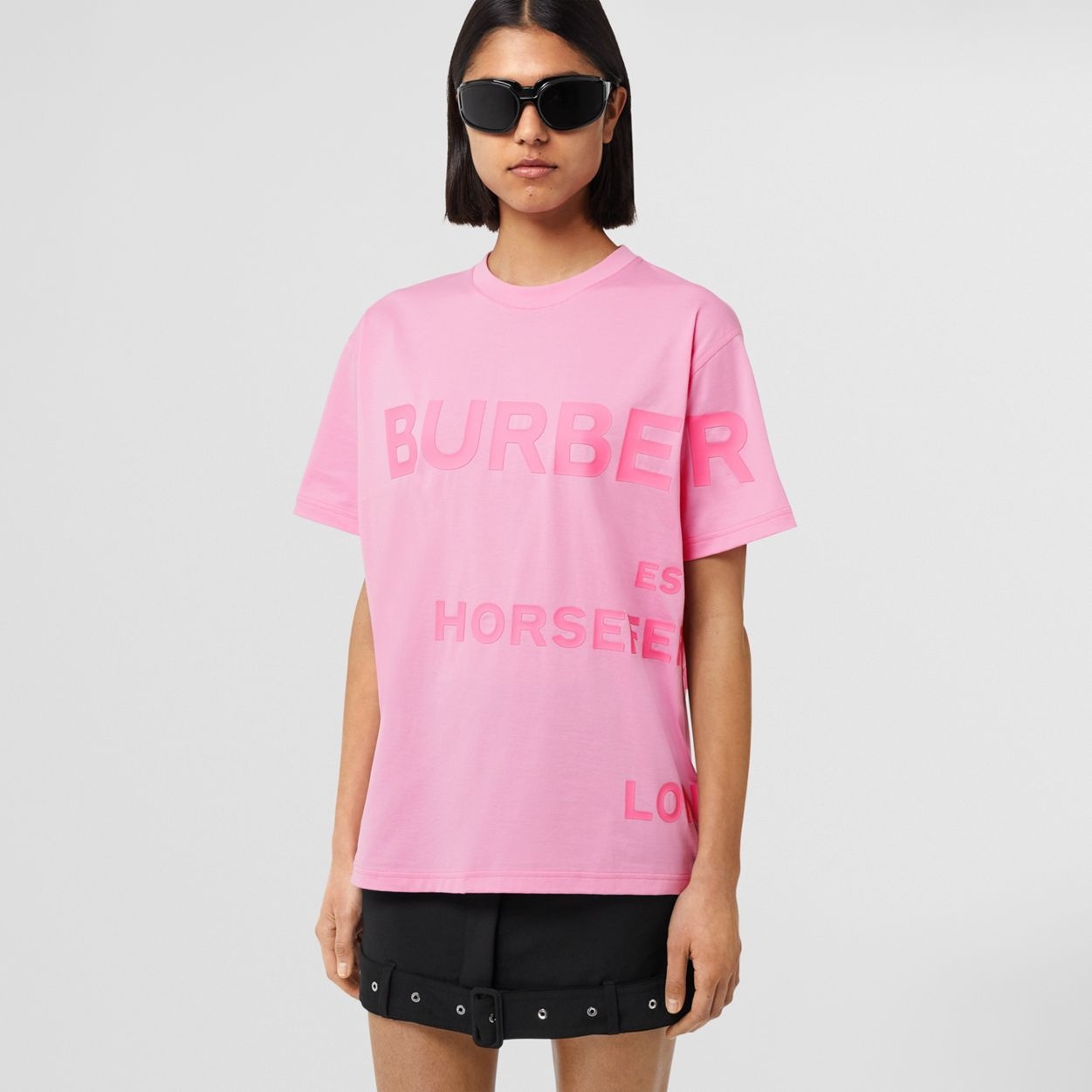 Horseferry Print Cotton Oversized T-shirt - 2