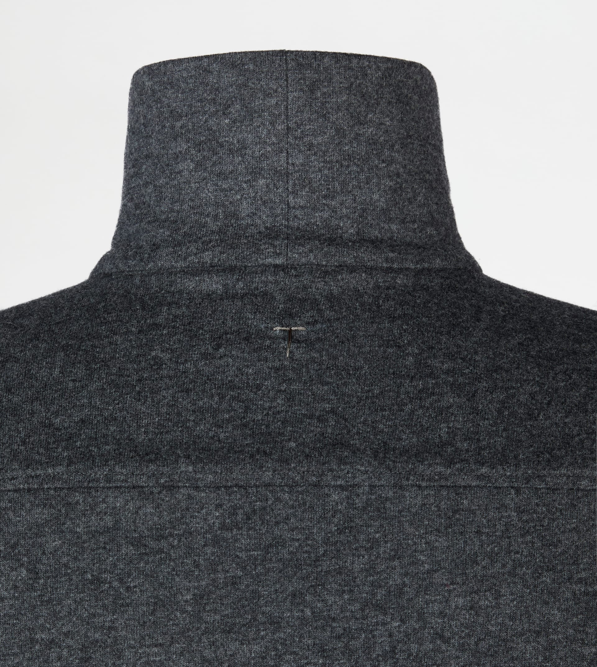 SILK BLEND TURTLENECK - GREY - 8