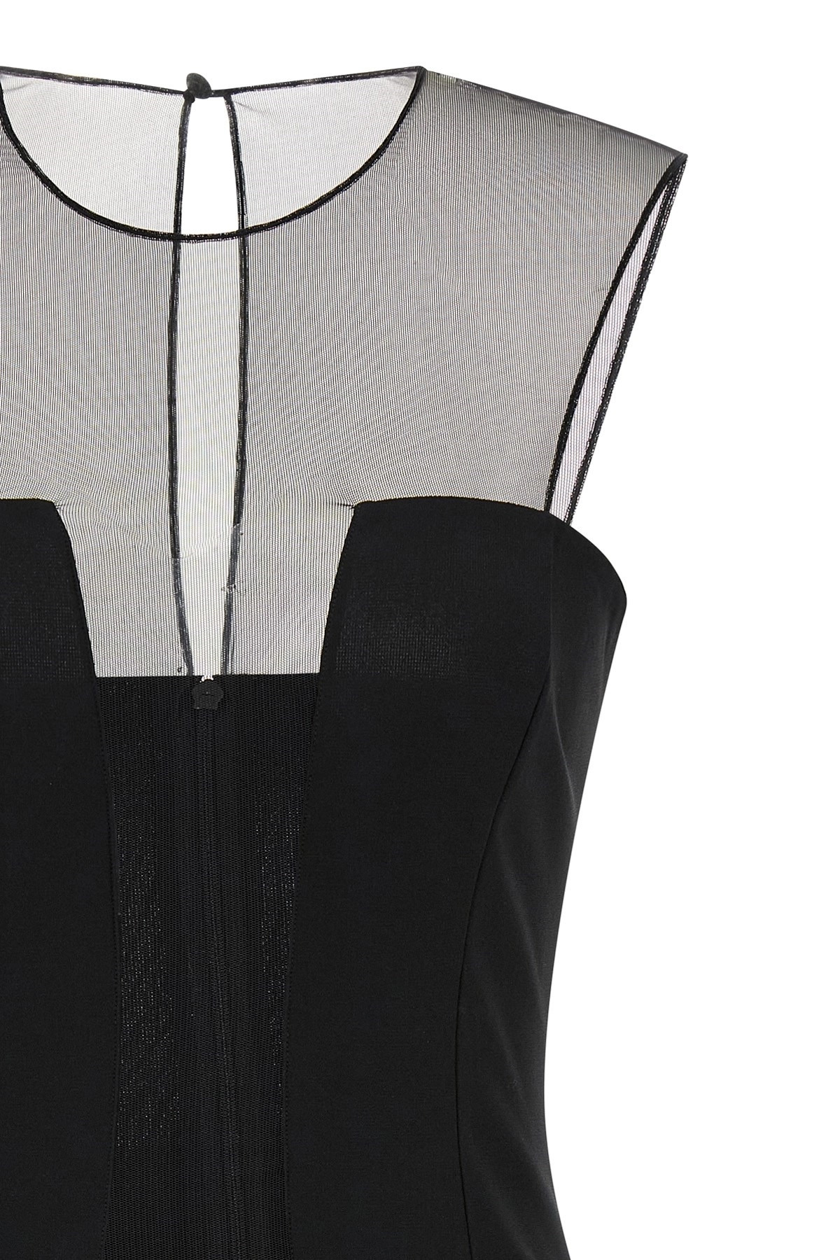 Tulle insert dress - 3
