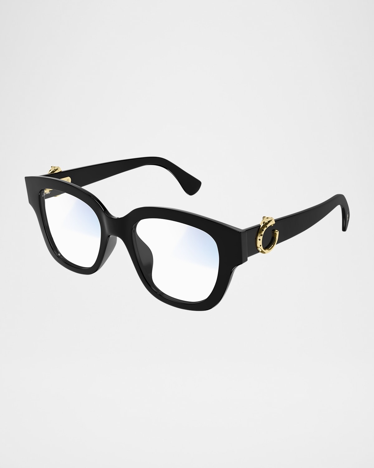 C-Logo Acetate Rectangle Glasses - 3