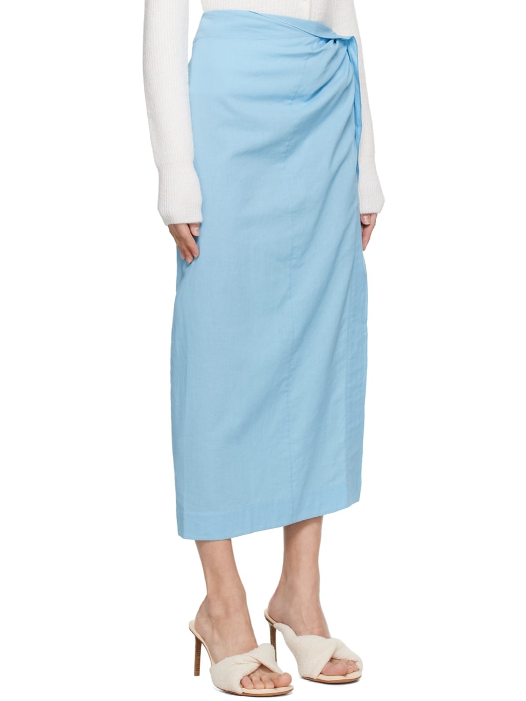 Blue Le Papier 'La Jupe Draggiu' Maxi Skirt - 2