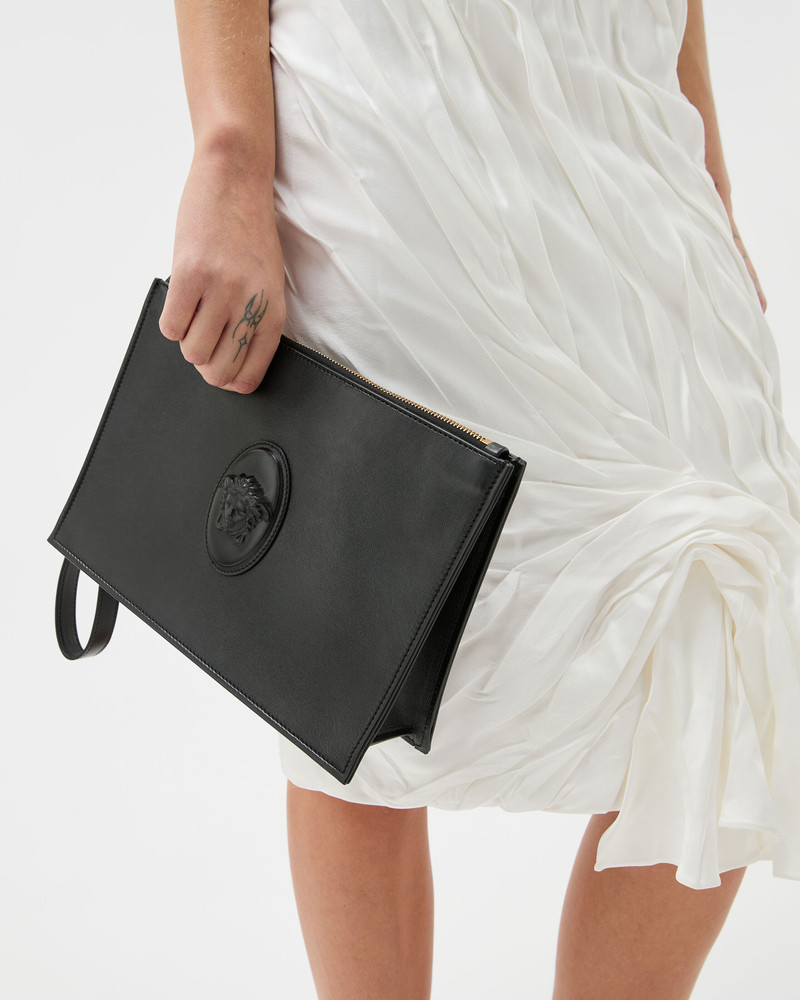 VERSACE Lou Leather Pouch outlook