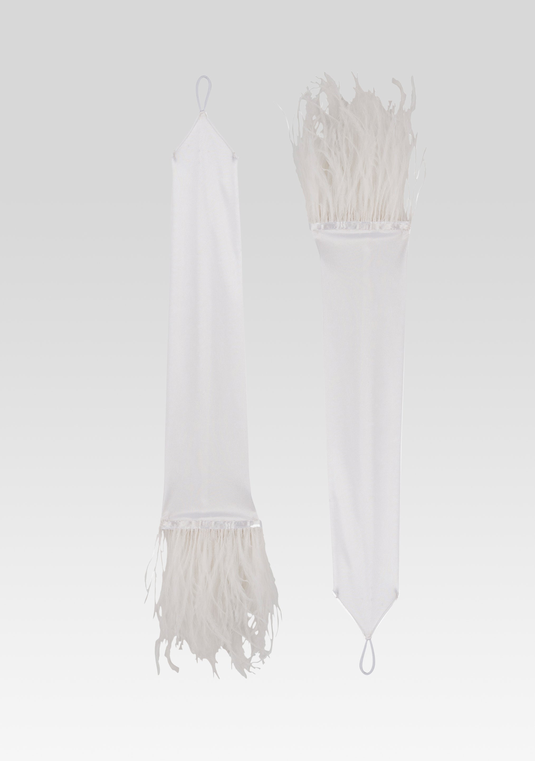 PENNY FEATHER GLOVES - 1