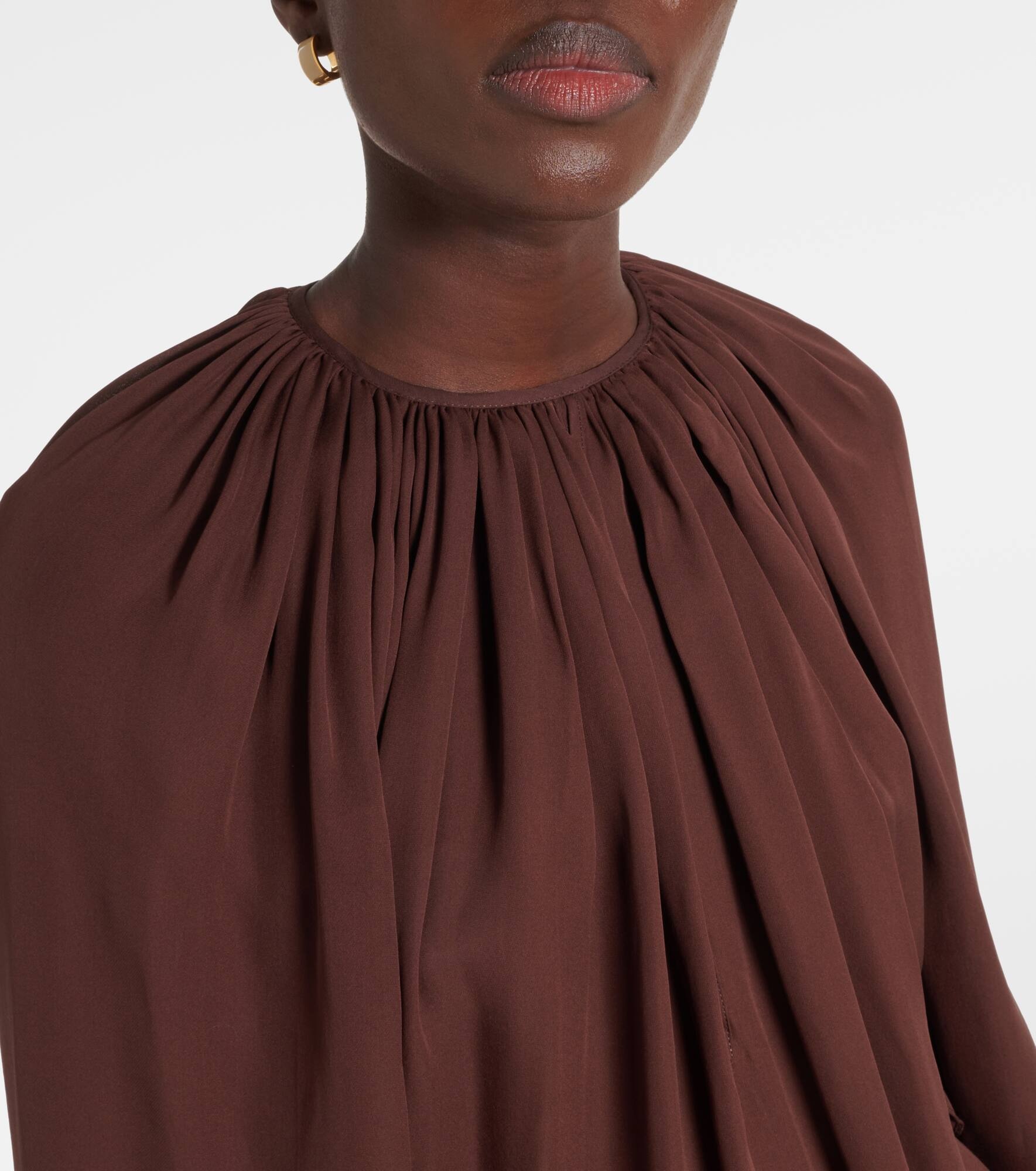 Silk georgette blouse - 4