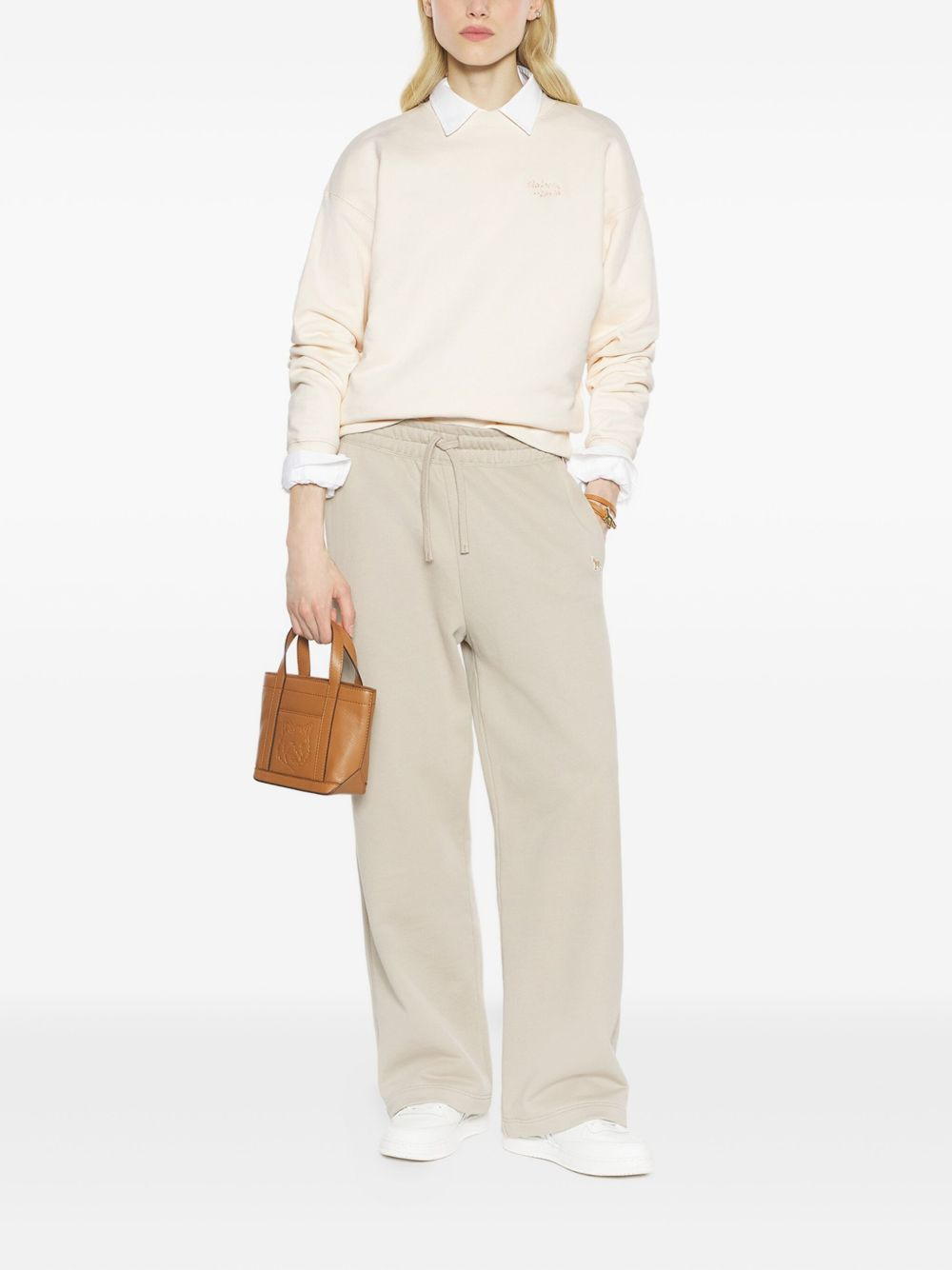embroidered-cotton sweatshirt - 2