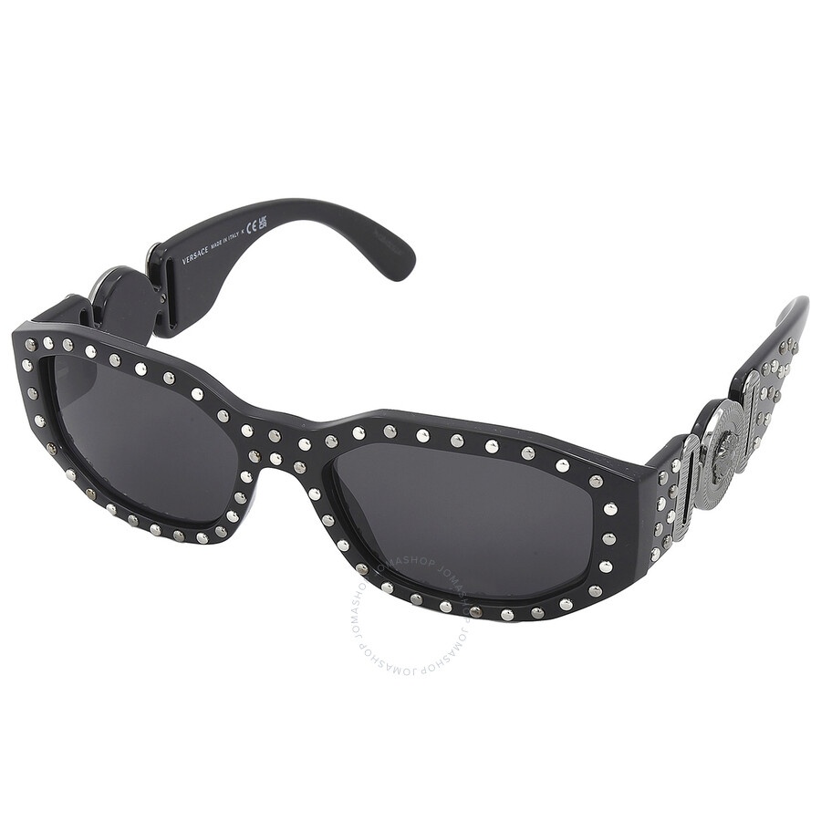 Versace Dark Grey Geometric Men's Sunglasses VE4361 539887 53 - 4